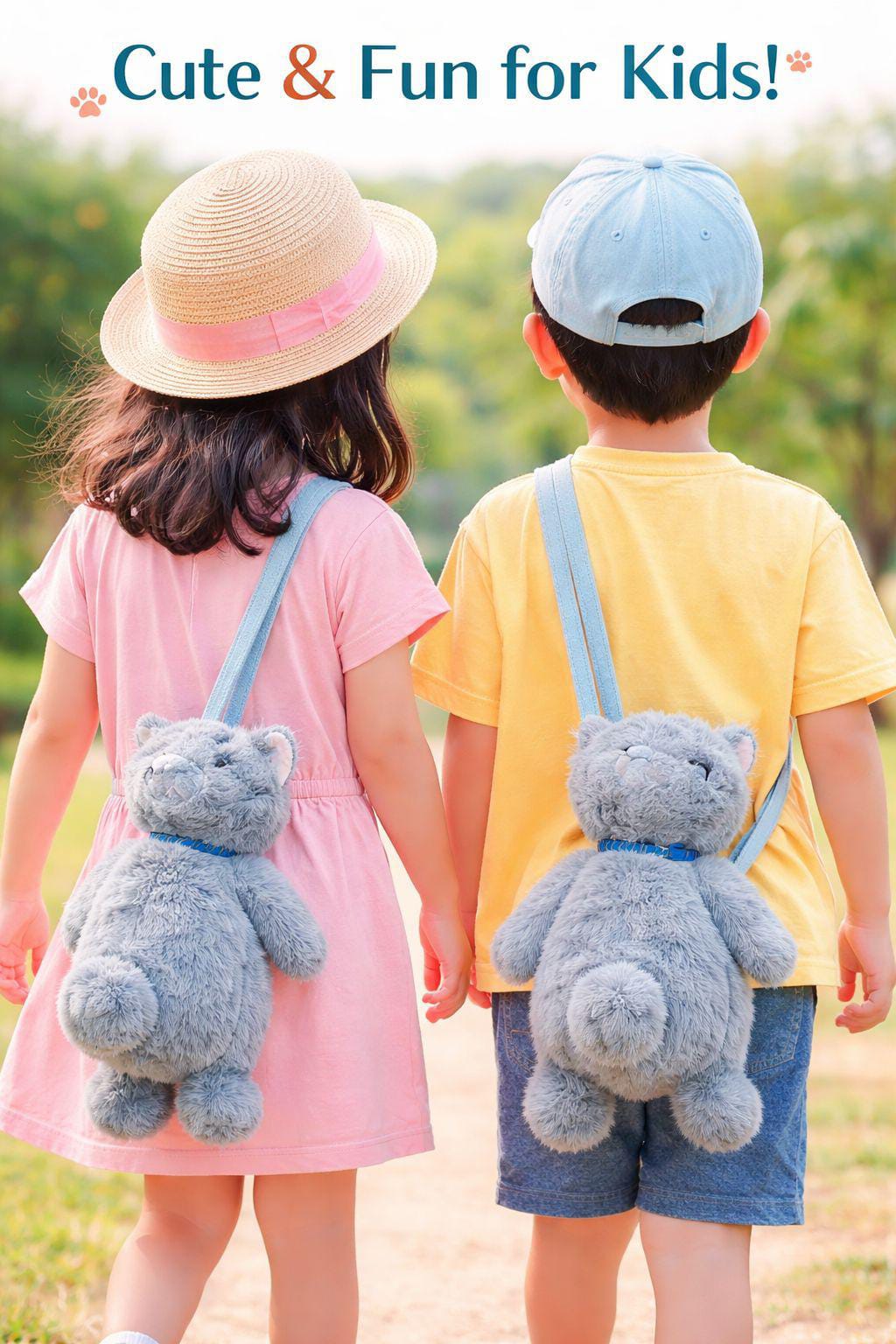 Eye blinking Teddy Bags for kid bulk available image